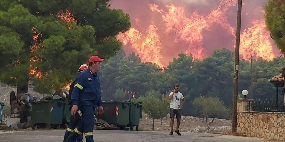Το μέγεθος της καταστροφής από την πυρκαγιά στη Ζάκυνθο μέσα από μία φωτογραφία