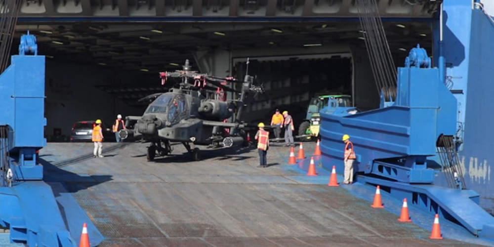 Έφτασαν στον Βόλο τα ελικόπτερα του αμερικανικού στρατού [βίντεο]