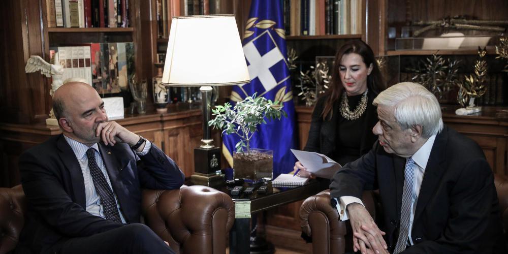 Συνάντηση Παυλόπουλου-Μοσκοβισί: Κατέβαλα κάθε δυνατή προσπάθεια να στηρίξω την Ελλάδα