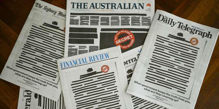 Με μαύρα πρωτοσέλιδα κυκλοφόρησαν οι εφημερίδες στην Αυστραλία