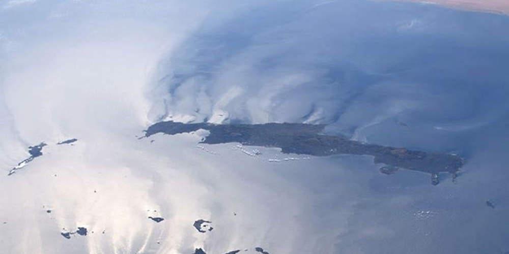 Εντυπωσιακή εικόνα: Η Κρήτη από το διάστημα… ανάποδα!