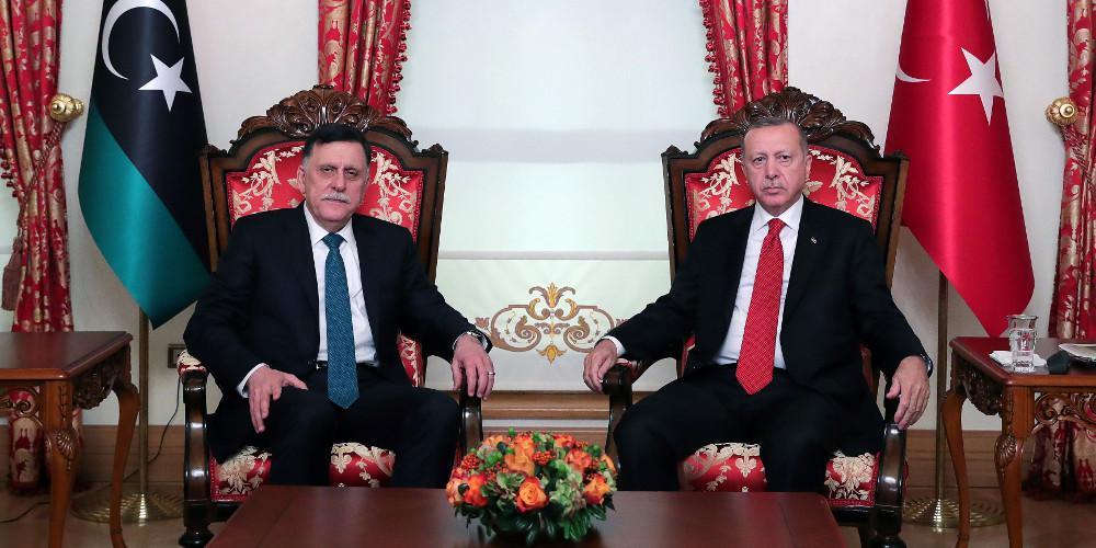 Έκτακτη συνάντηση Ερντογάν με τον πρωθυπουργό της Λιβύης, Σαράζ