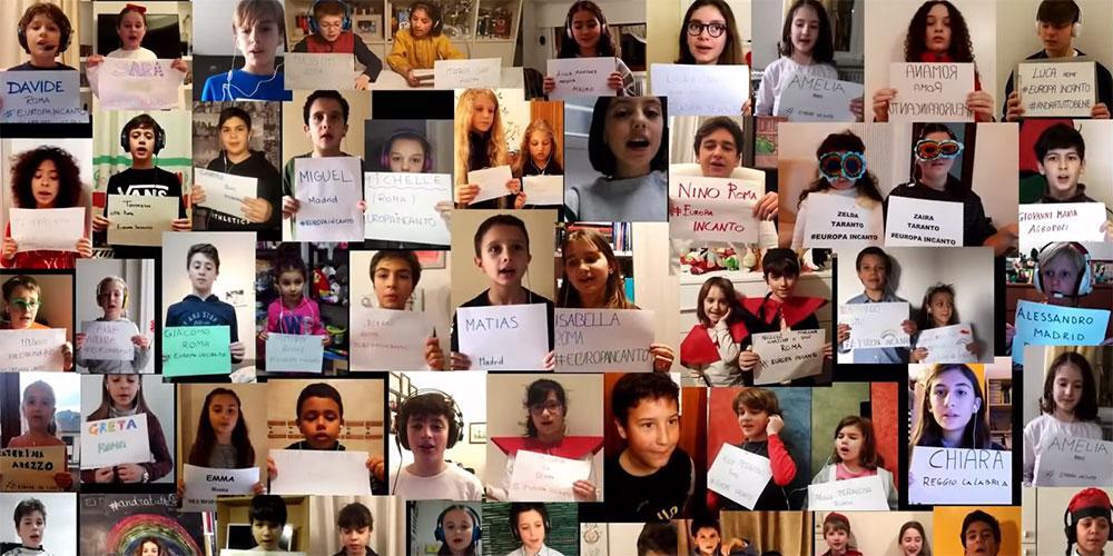 Κορωνοϊός: 700 παιδιά από όλη την Ευρώπη ενώνουν τις φωνές τους και στέλνουν το δικό τους μήνυμα [βίντεο]