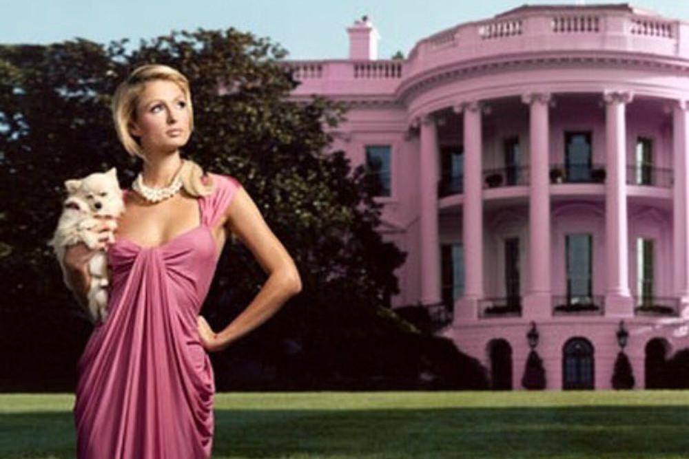 Έτοιμος να γίνει «ροζ» ο Λευκός Οίκος - Μετά τον Kanye West και η Paris Hilton «υποψήφια» για πρόεδρος