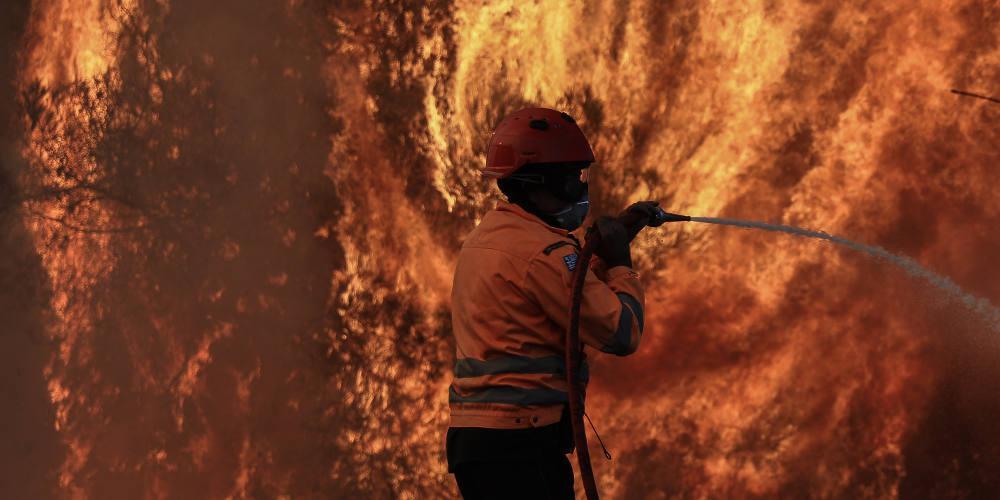 Μεγάλη φωτιά στις Κεχριές Κορινθίας: Συνεχίζεται το δύσκολο έργο της κατάσβεσης - Καταγγελίες για εμπρησμό