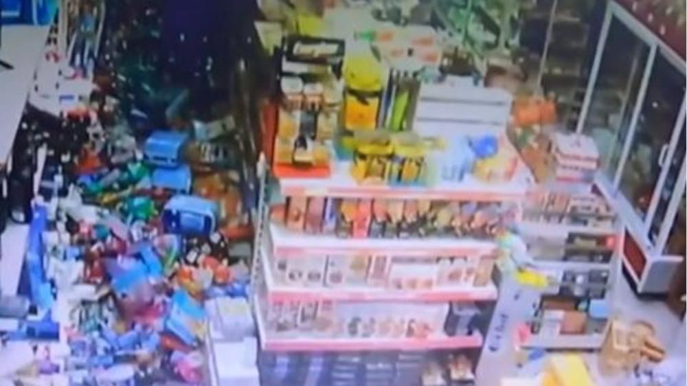 Σάμος: Βίντεο ντοκουμέντο από σούπερ μάρκετ την ώρα του σεισμού
