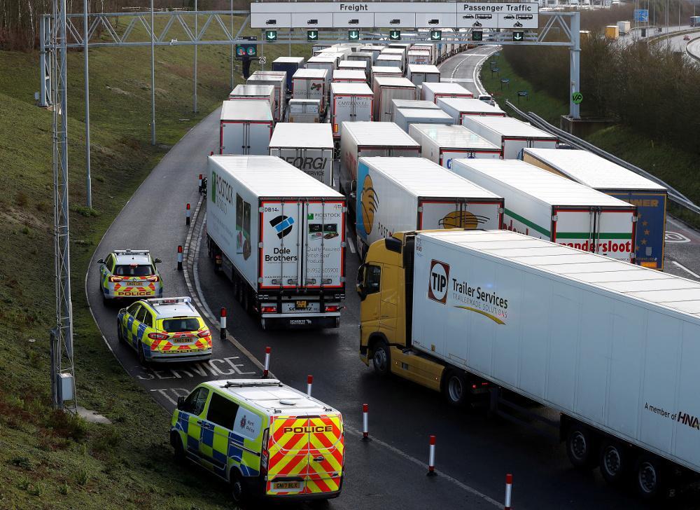 Συμφωνία Βρετανίας - Γαλλίας για την κίνηση φορτηγών