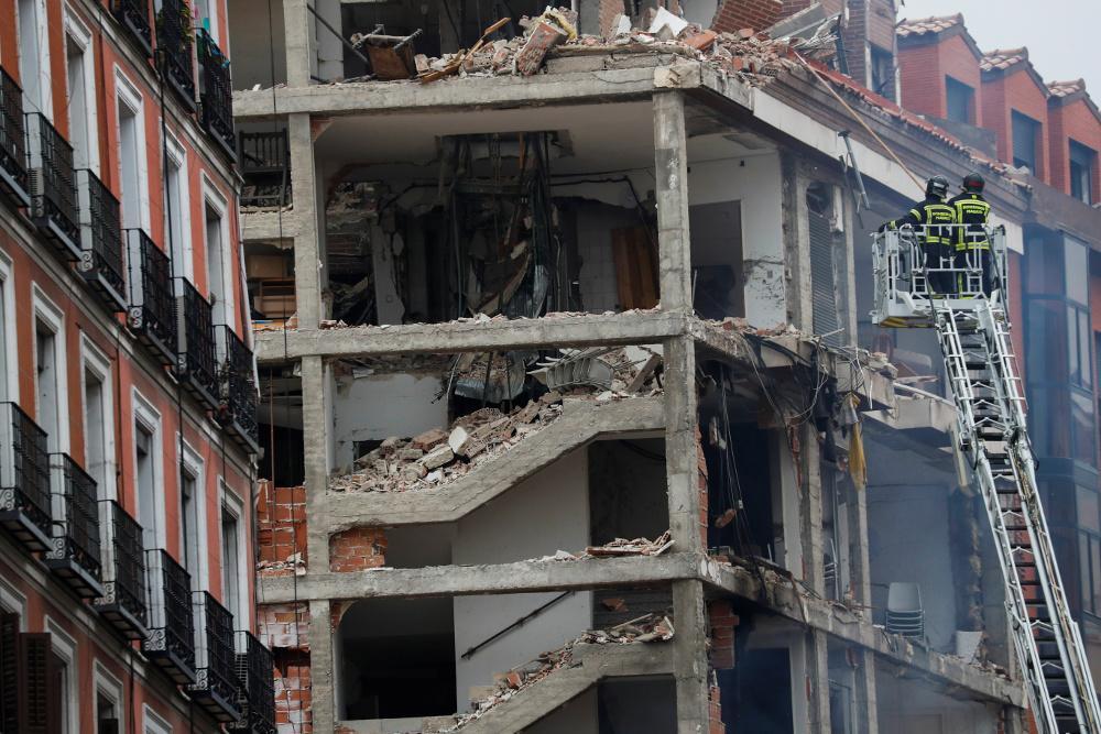 Έκρηξη στην Μαδρίτη: Τουλάχιστον δύο νεκροί - Συγκλονιστικές εικόνες