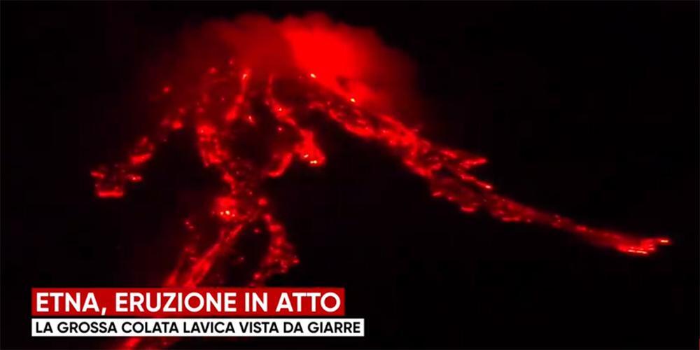 Εξερράγη κρατήρας του ηφαιστείου της Αίτνας - Εντυπωσιακές εικόνες