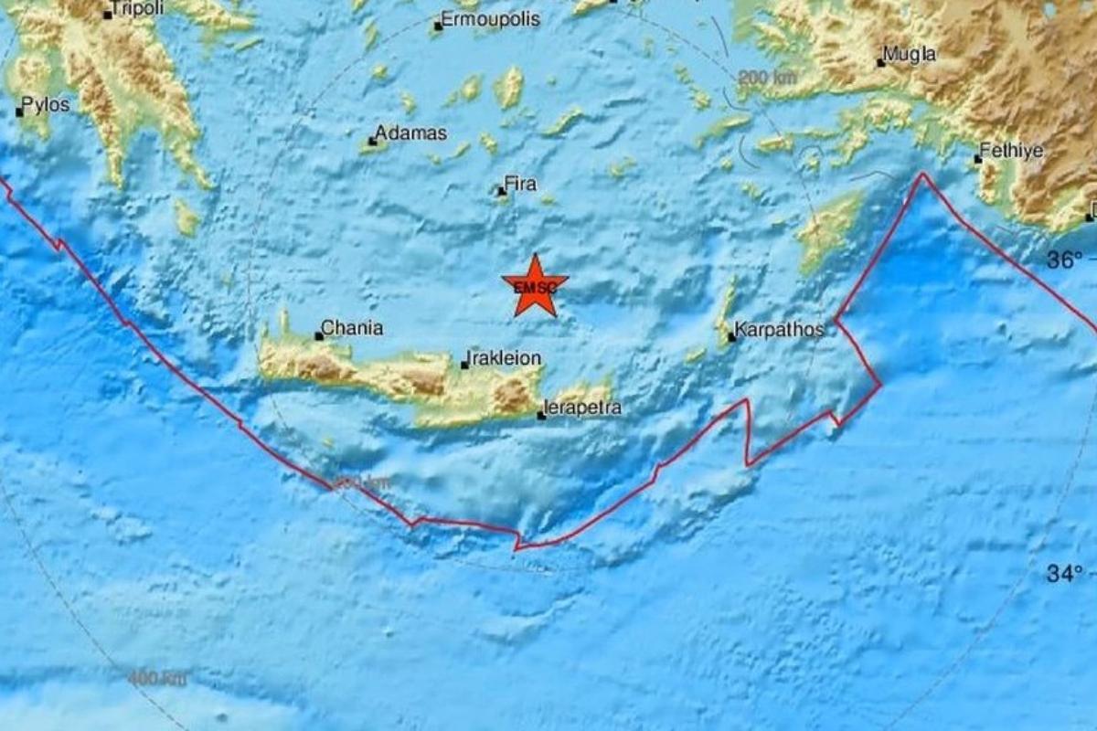 Σεισμός στην Κρήτη - 3,8 ρίχτερ κούνησαν το νησί