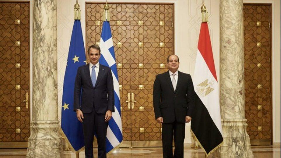 Μητσοτάκης: Κοινοί μας στόχοι να μην υπάρξουν νέες περιπέτειες στη γειτονιά μας - Αλ Σίσι: Να ενισχυθεί η τριμερής Ελλάδας, Κύπρου και Αίγυπτο