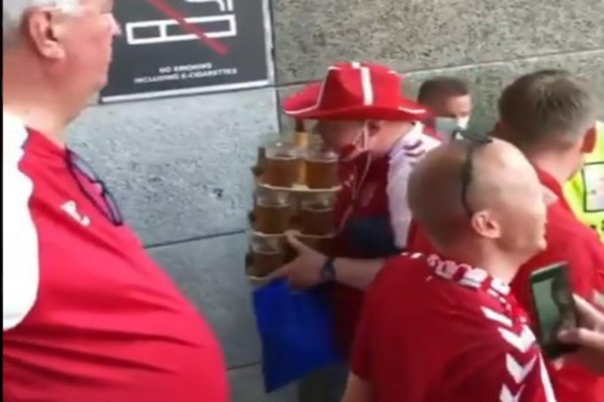 Euro 2020: Αυτός είναι ο πιο μερακλής φίλαθλος – Κουβάλησε 12 ποτήρια μπύρας χωρίς να χυθεί σταγόνα [βίντεο]