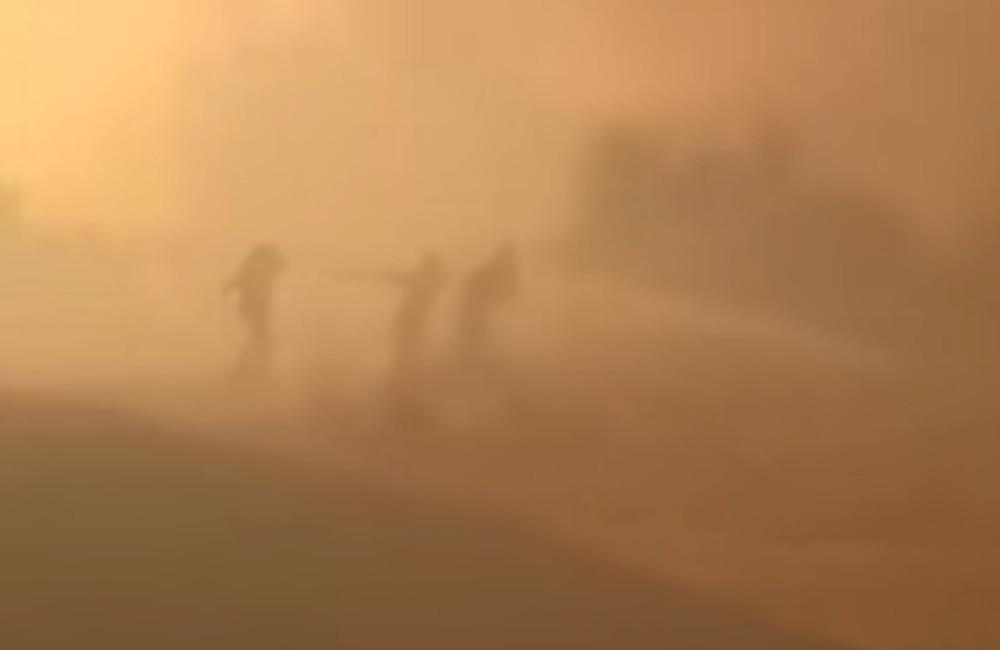 Φωτιά στην Βαρυμπόμπη: Έτσι σώθηκε ο πυροσβεστικός σταθμός στο Ολυμπιακό Χωρίο