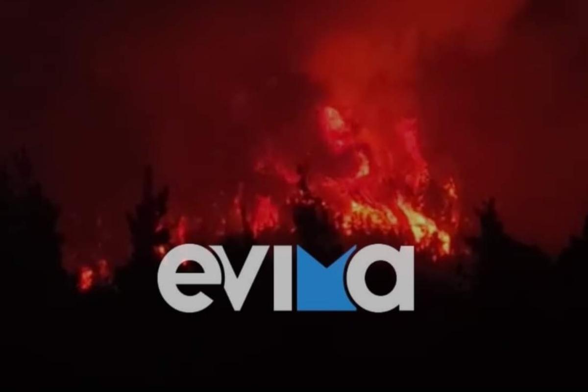 Φωτιά: Καίγεται η Β. Εύβοια – Δραματικές εκκλήσεις για βοήθεια, σε κατάσταση έκτακτης ανάγκης οι Δημοτικές Ενότητες Νηλέως και Κηρέως, εκκενώνεται το Μαντούδι