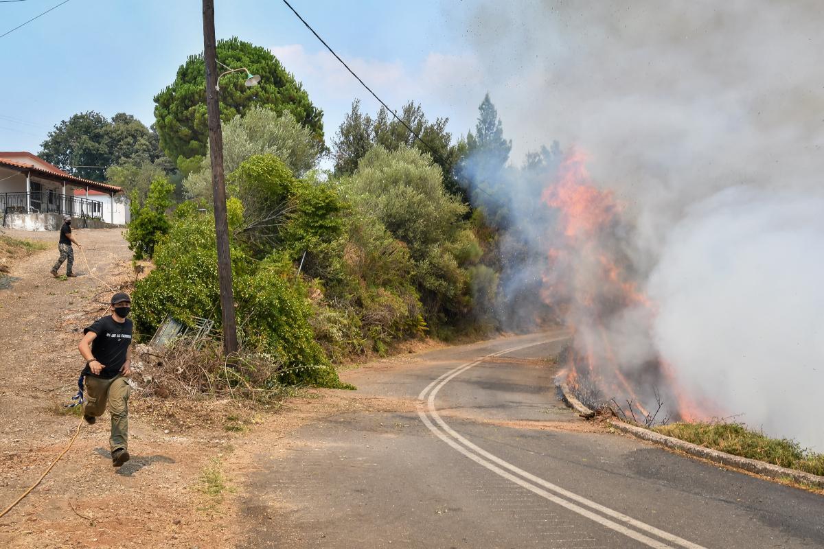 Φωτιά στην Ηλεία: Ηρωικές μάχες με τις φλόγες – Καίγεται η Νεμούτα, εγκλωβίστηκε τηλεοπτικό συνεργείο – Συγκλονιστικά πλάνα