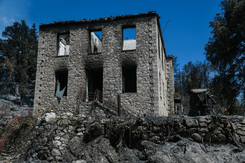 Μενδώνη για Τατόι: Καταστροφές σε επτά κτίρια από την φωτιά - Τι έγινε με τα κοντέινερ