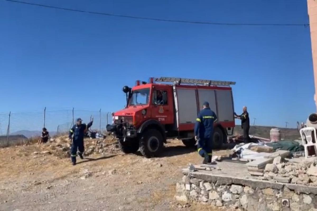 Σεισμός στο Ηράκλειο: Νεκρός ο ένας εγκλωβισμένος στο Αρκαλοχώρι