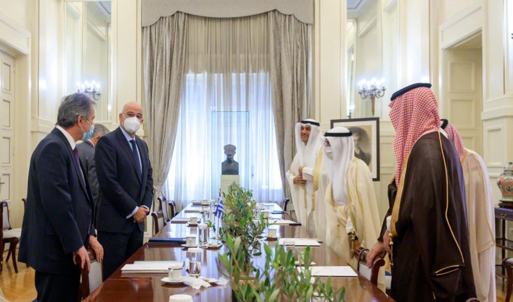 Νίκος Δένδιας: Συνάντηση με τον Σαουδάραβα υπουργό Εξωτερικών