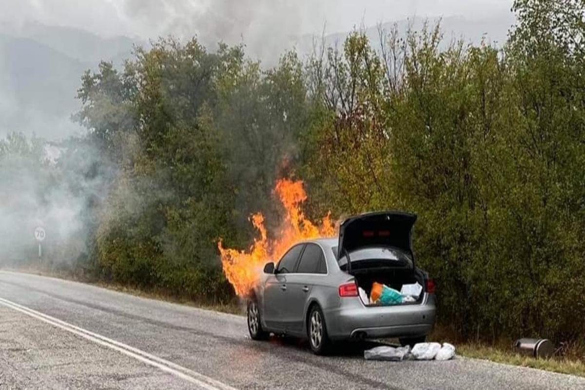 Παναγιώτης Ψωμιάδης: Παρανάλωμα του πυρός το αυτοκίνητό του – «Δεν είχα ούτε φρένα, ούτε τον έλεγχο του τιμονιού»