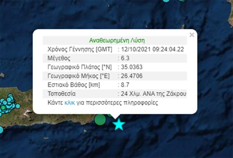 Σεισμός στην Κρήτη - Παπαδόπουλος: Μικρό τσουνάμι μετά τα 6,3 Ρίχτερ