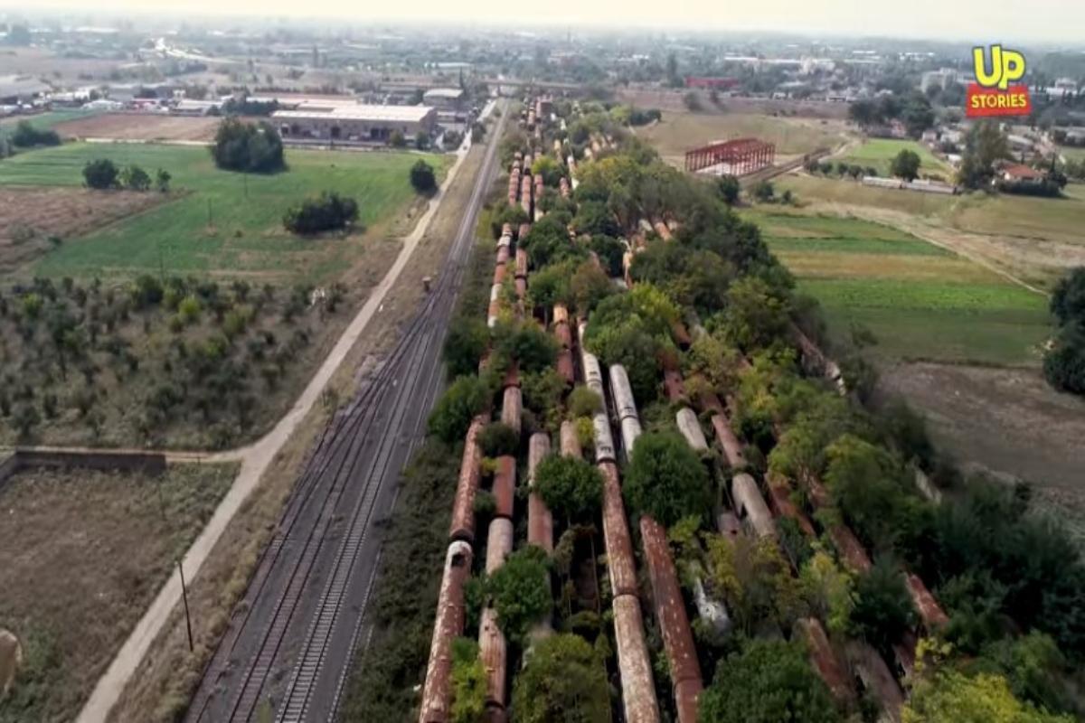 Μια ανάσα από τη Θεσσαλονίκη: Δείτε που βρίσκεται ένα από τα μεγαλύτερα «νεκροταφεία» τρένων στον κόσμο