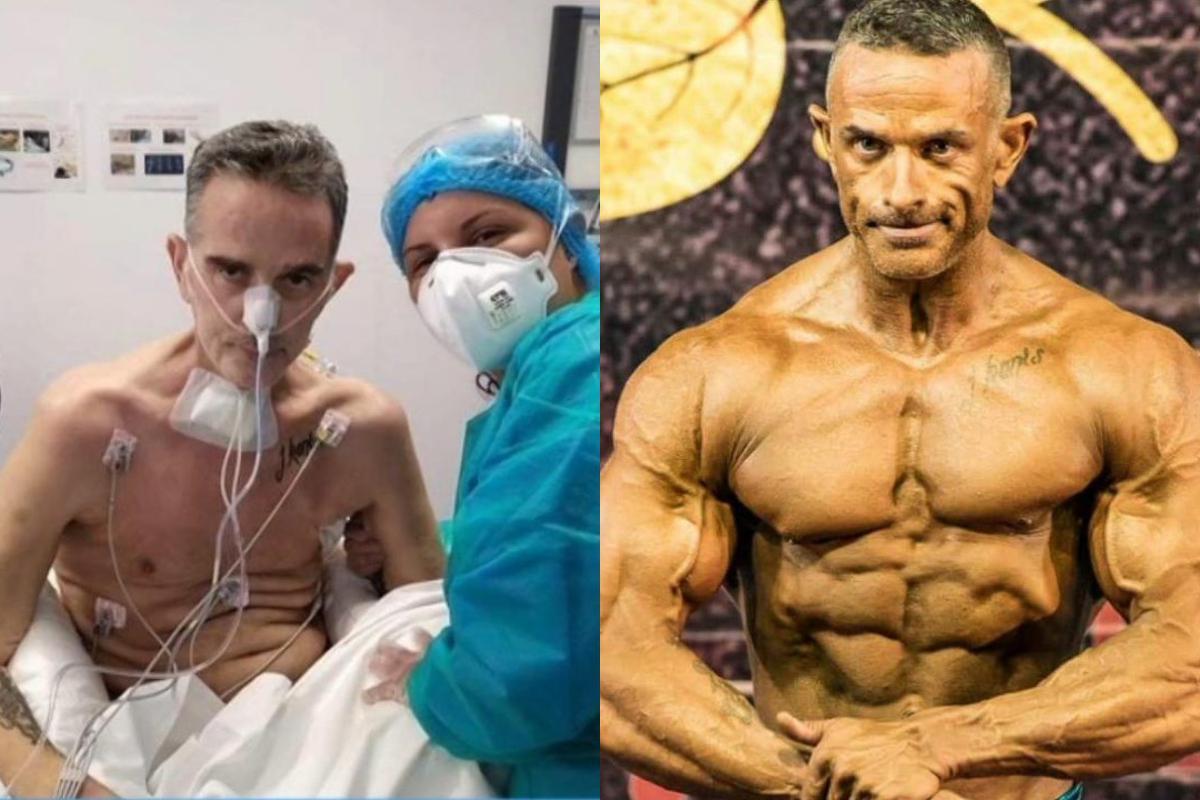 Βασίλης Μοϊντίνης: Σοκάρει ο πρωταθλητής με την εικόνα του - Έχασε 42 κιλά και έμεινε διασωληνωμένος δύο μήνες λόγω κορονοϊού