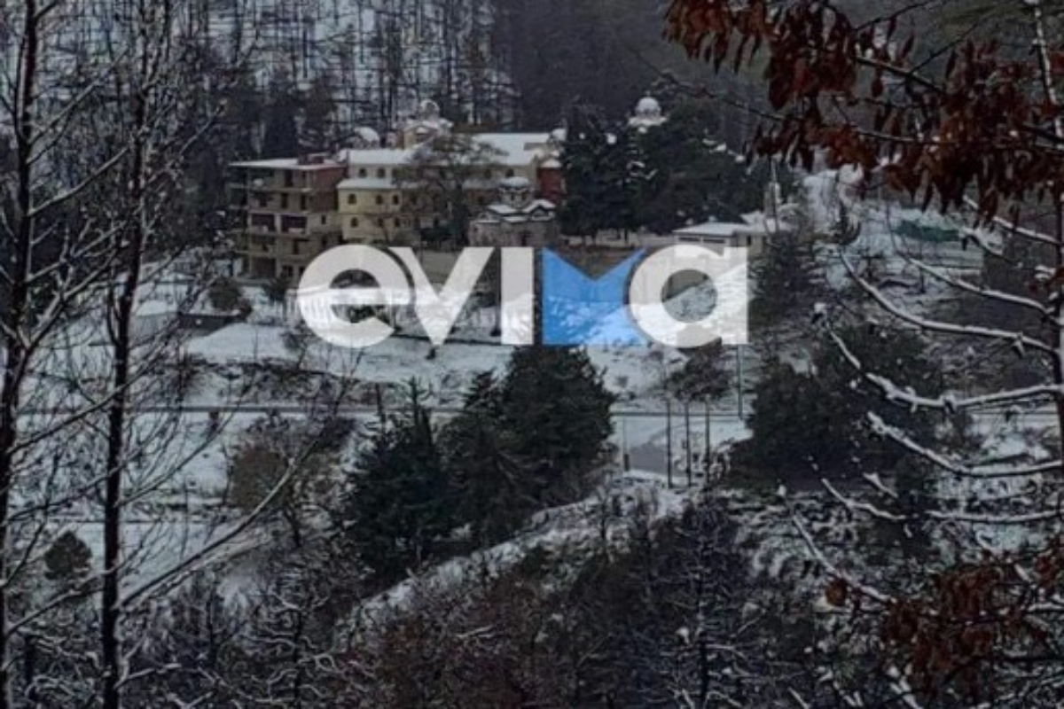 Κακοκαιρία «Κάρμελ»: Σοβαρά προβλήματα στην Εύβοια από την επέλαση του χιονιά - Χωρίς ρεύμα πολλά χωριά