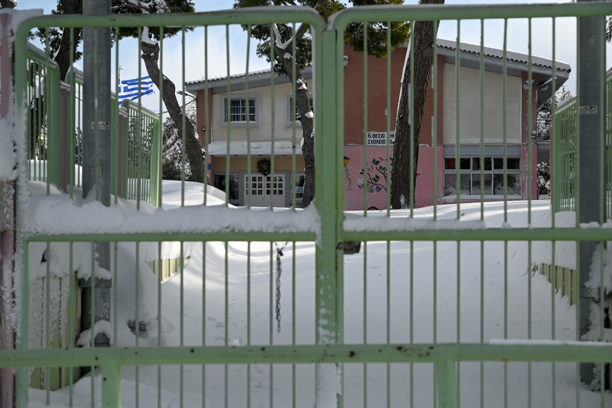 Κακοκαιρία: Σε ποιες περιοχές δεν ανοίγουν τα σχολεία λόγω χιονιά
