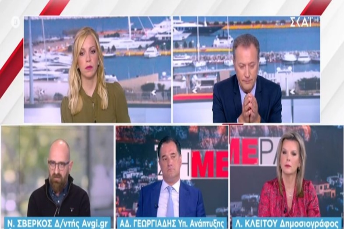 Γεωργιάδης: Άγριος καυγάς on air με τον Σβέρκο – «Είστε ανάγωγος, Ούτε ένα ευρώ δεν παίρνει η ελληνική αγωγή»