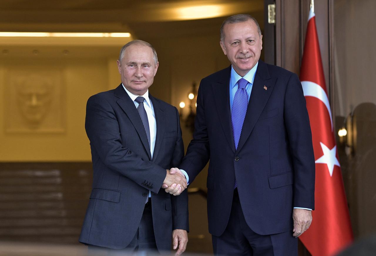 Τουρκία Πούτιν Ερντογάν πόλεμος Ουκρανία Ρωσία