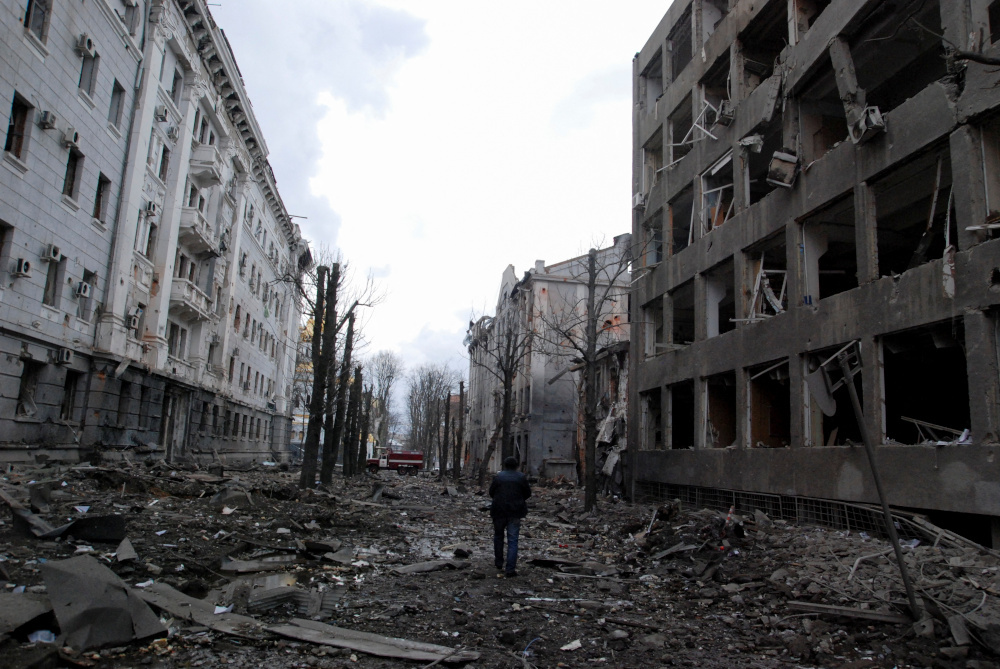 Πόλεμος στην Ουκρανία Χάρκοβο άμαχοι