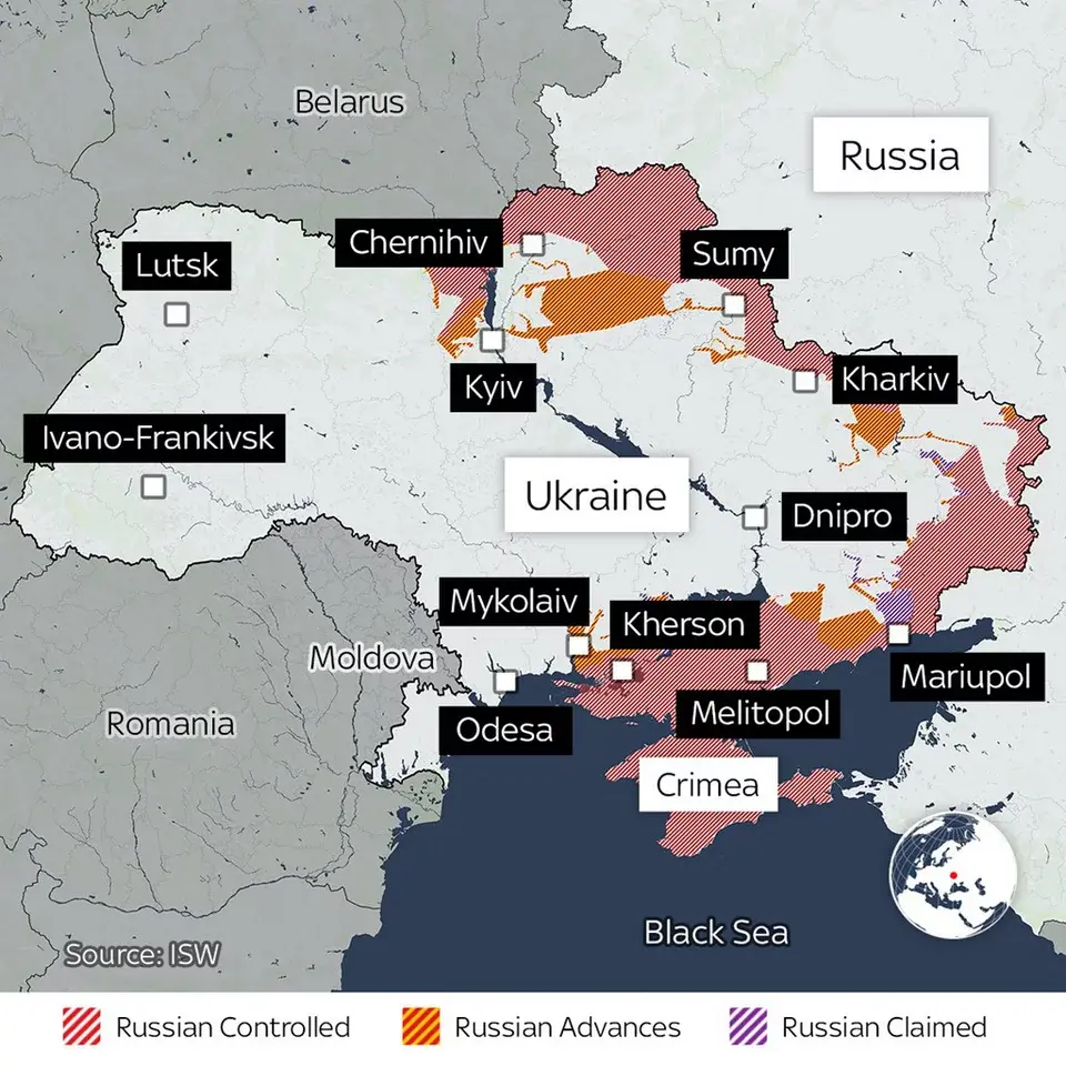 Πόλεμος στην Ουκρανία: Μακελειό στο Μικολάιβ με δεκάδες νεκρούς – Συνεχίζουν το σφυροκόπημα οι Ρώσοι, ο χάρτης με τις μάχες - ΔΙΕΘΝΗ
