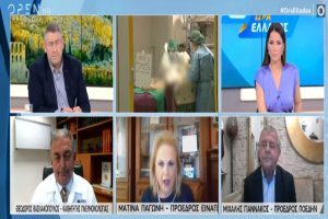 Άγριος καυγάς on air ανάμεσα σε Γιαννακό και Βασιλακόπουλο για τις αναστολές των υγειονομικών - «Έχετε τον κάφρο εδώ, τον αγράμματο» [βίντεο]