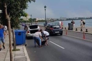Θεσσαλονίκη: Θρασύτατοι ληστές έκλεψαν χρηματοκιβώτιο μέρα μεσημέρι