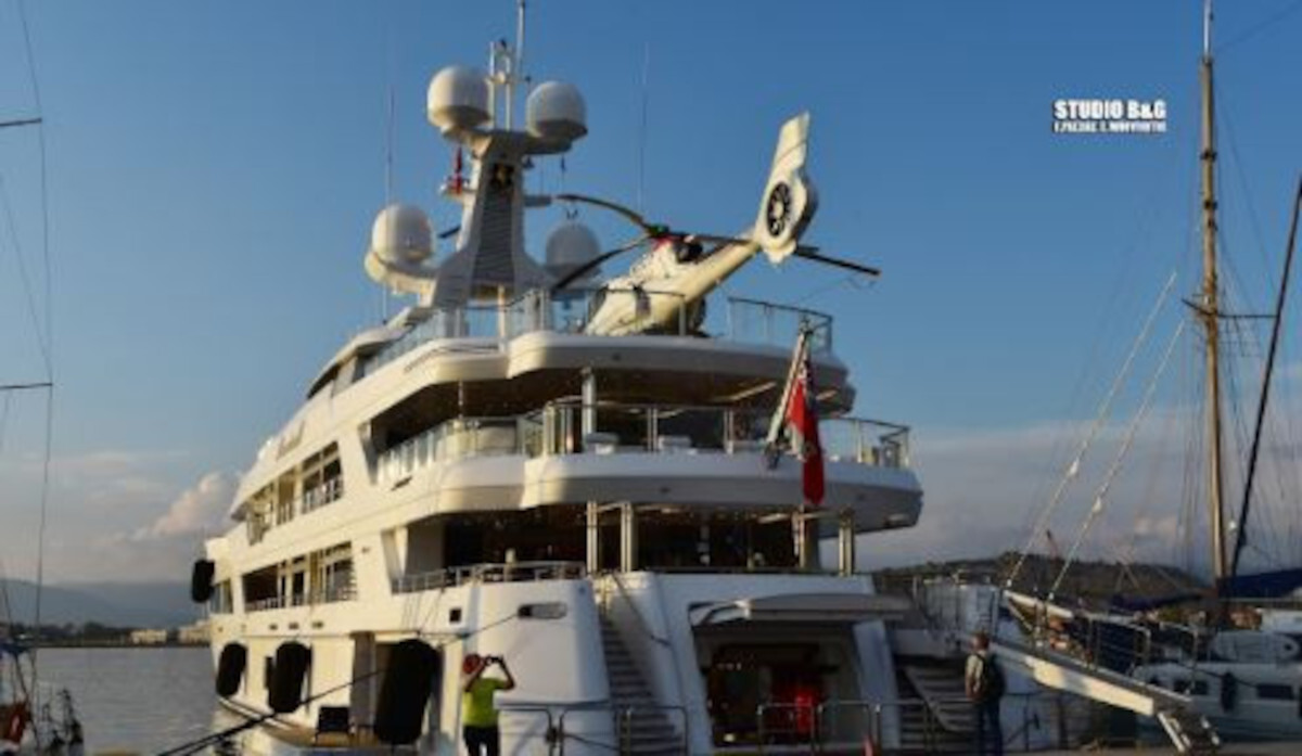Στο λιμάνι του Ναυπλίου το super yacht «Boardwalk» - Σε ποιον γνωστό δισεκατομμυριούχο ανήκει [Εικόνες] - ΝΕΑ
