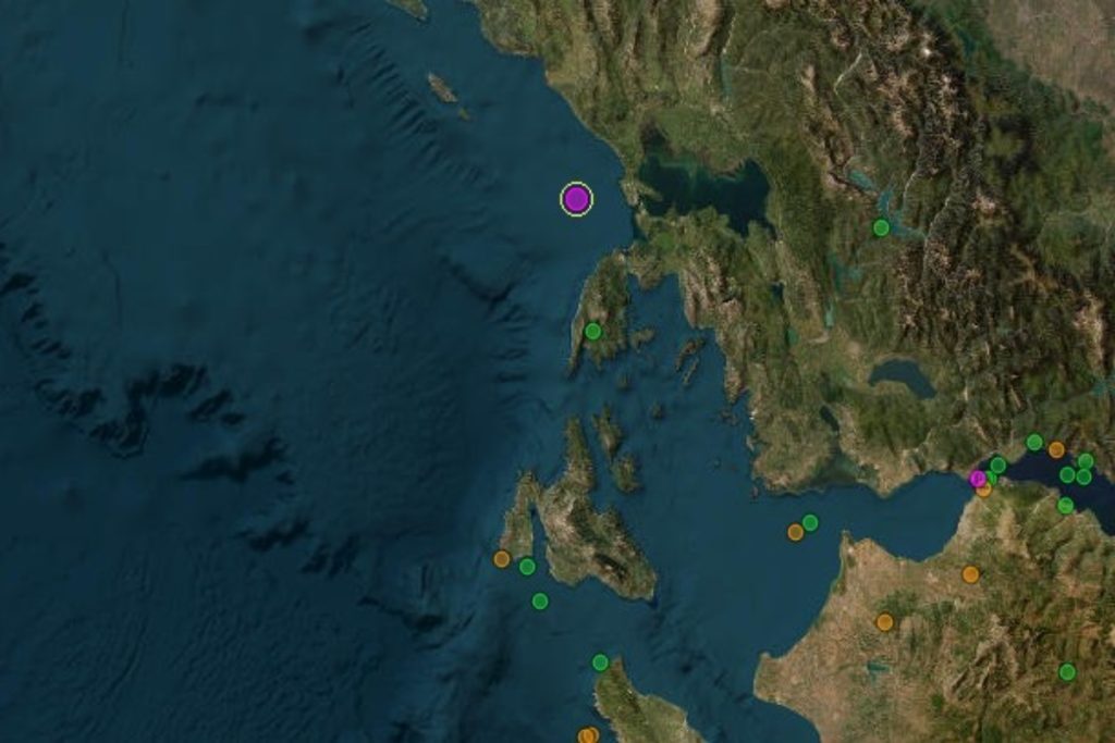 Σεισμός στην Πρέβεζα - Τι δίνει το Γεωδυναμικό Ινστιτούτο