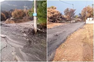Κακοκαιρία Daniel: «Ποτάμια» οι δρόμοι στις Αχαρνές - Ορμητικά νερά κατεβαίνουν από τα καμένα του Αυγούστου