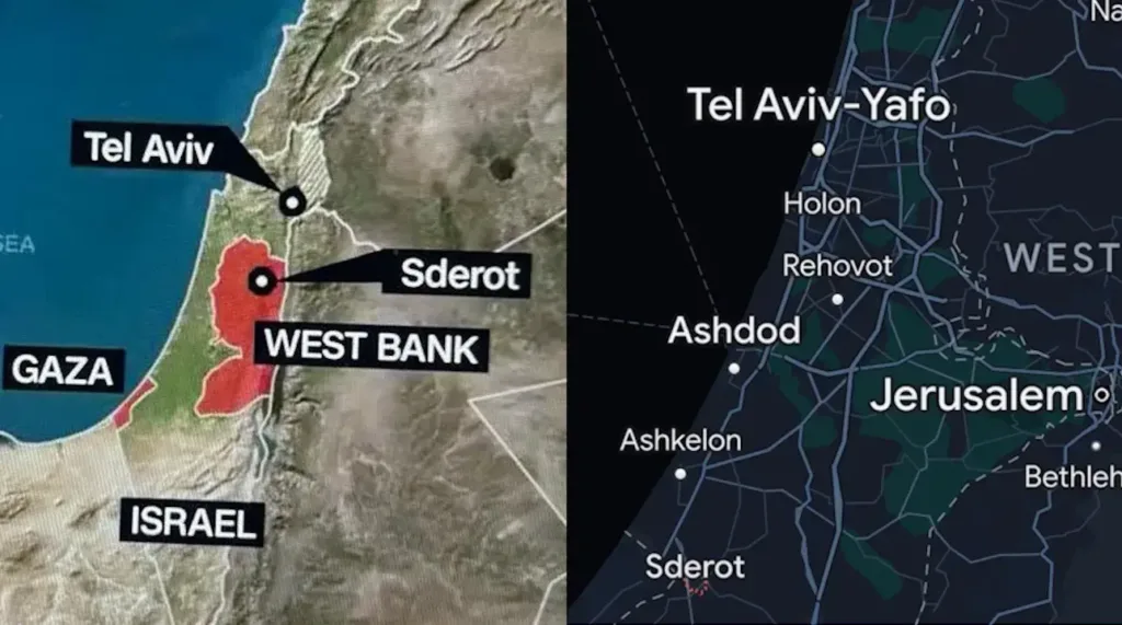 Γκάφα ολκής του CNN: Παρουσίασε λάθος χάρτη του Ισραήλ