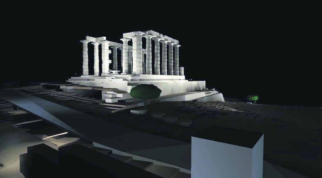 The Temple of Poseidon changes “color”.
 2024-03-01 01:45:30