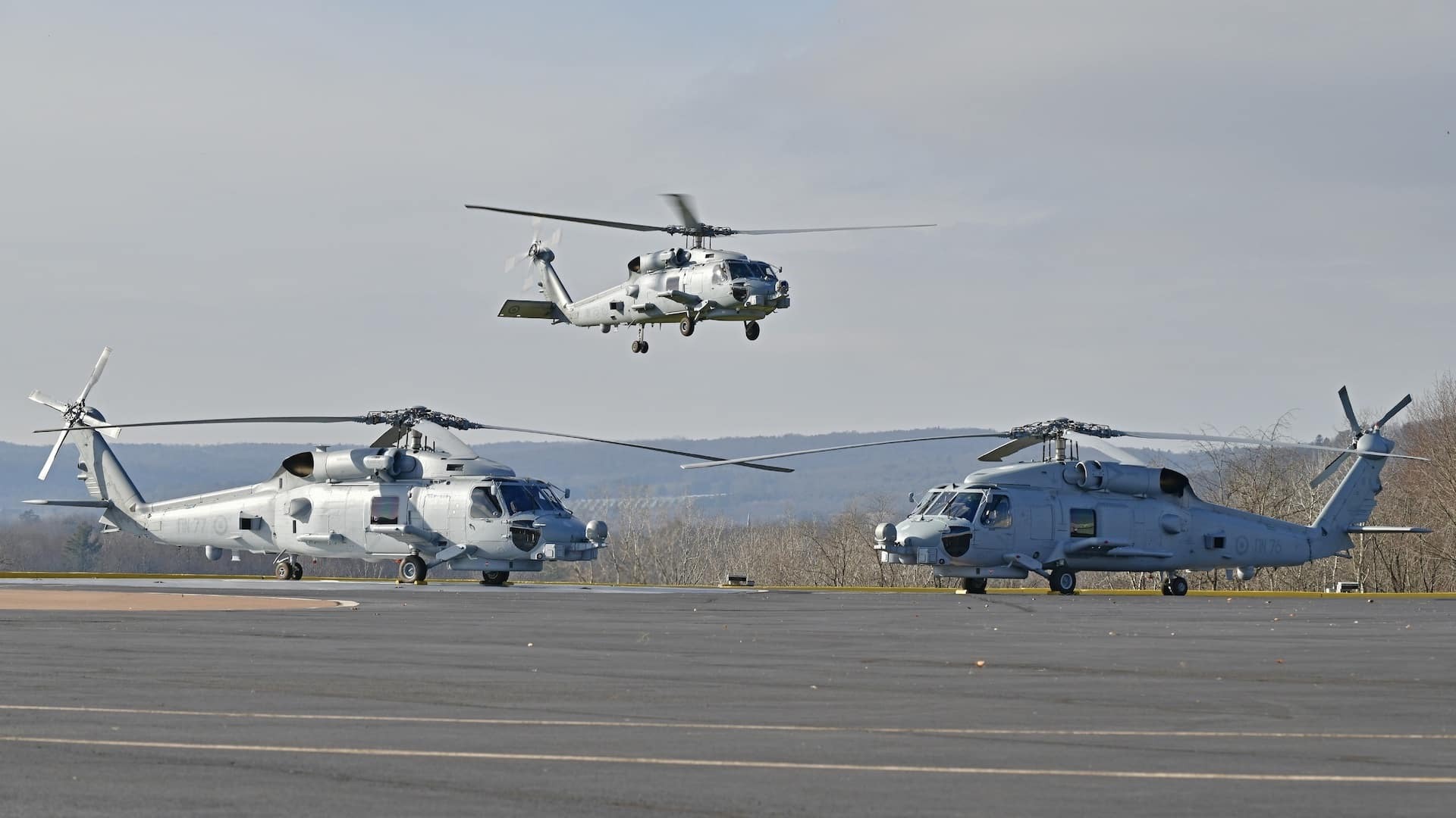 In Elefsina the first two Romeo MH 60 helicopters [βίντεο]
 2024-02-25 13:22:20