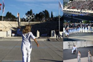 Ολυμπιακοί Αγώνες: Η Αθήνα παρέδωσε την Ολυμπιακή Φλόγα στο Παρίσι - Εντυπωσιακές εικόνες στο Καλλιμάρμαρο