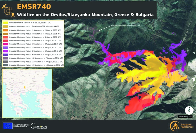 Εναν μήνα σιγοκαίει η φωτιά στον Ορβηλο