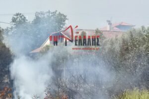 Φωτιά στην Πιερία: Πύρινη κόλαση στο Λιτόχωρο, καίγονται σπίτια – Εκκενώνεται η Πλάκα