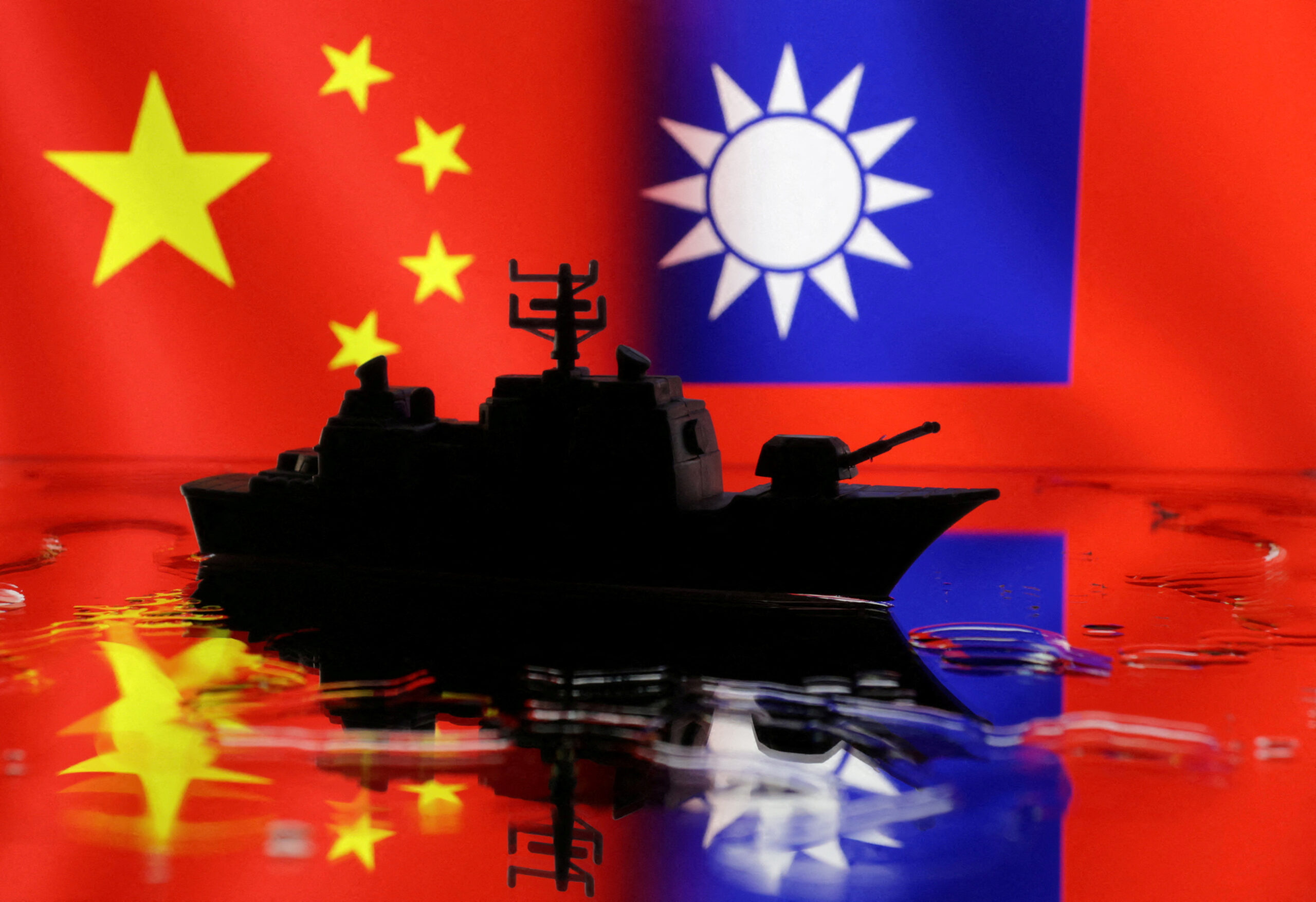 Development of strong military forces around Taiwan