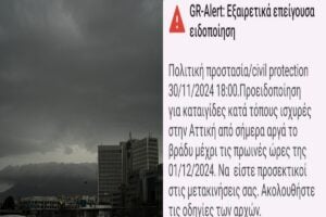 Κακοκαιρία στην Αττική