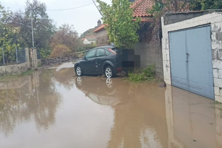 Κακοκαιρία στη Λήμνο