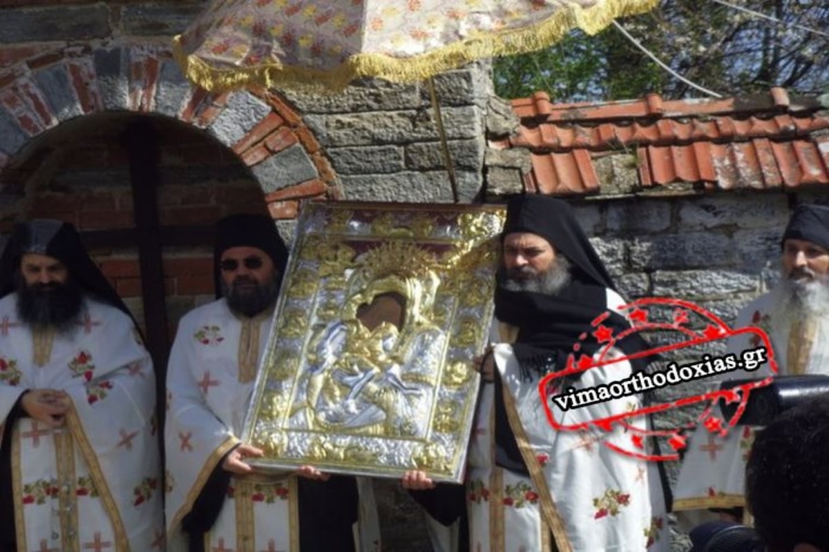 Litany today on Mount Athos for the ongoing drought