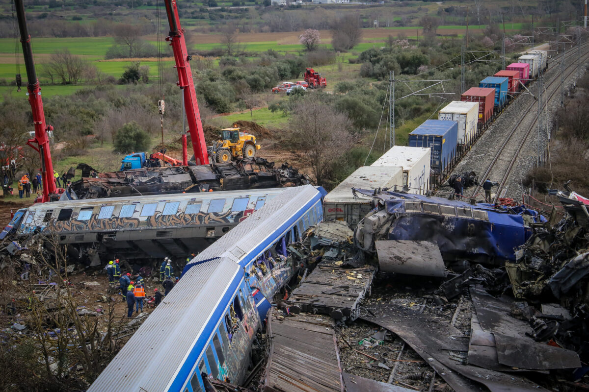 Hellenic Train για Τέμπη: Αυτά μετέφερε το μοιραίο τρένο - Με κενά κοντέινερ το 12ο και 13ο βαγόνι