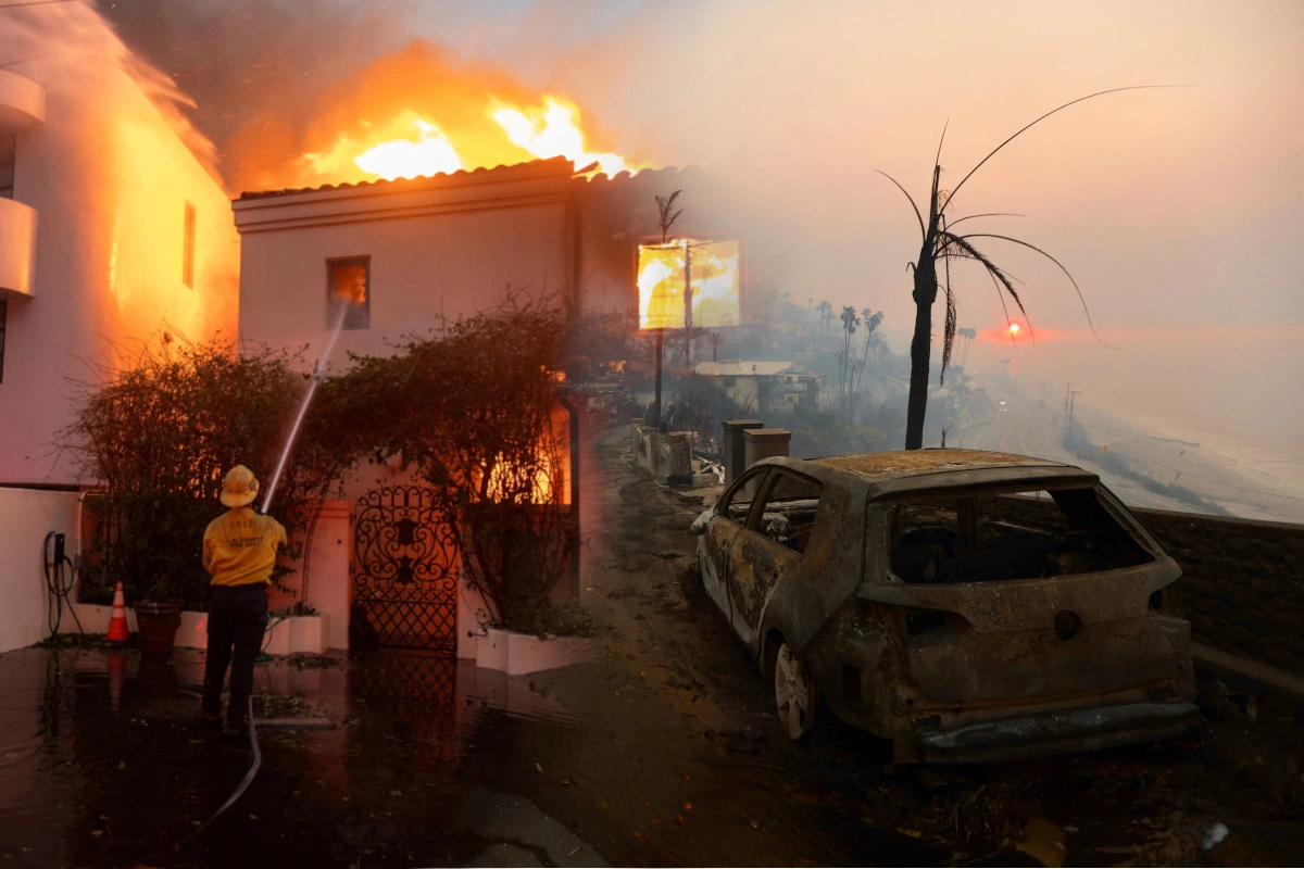 «Αρμαγεδδών» στο Λος Άντζελες: Πάνω από 2.000 κτίρια κάηκαν - Επιχειρούν περισσότεροι από 7.500 πυροσβέστες