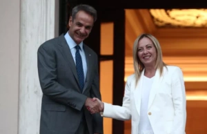 Στη Ρώμη ο Κυριάκος Μητσοτάκης για το Ανώτατο Συμβούλιο Συνεργασίας – Συνάντηση με Μελόνι